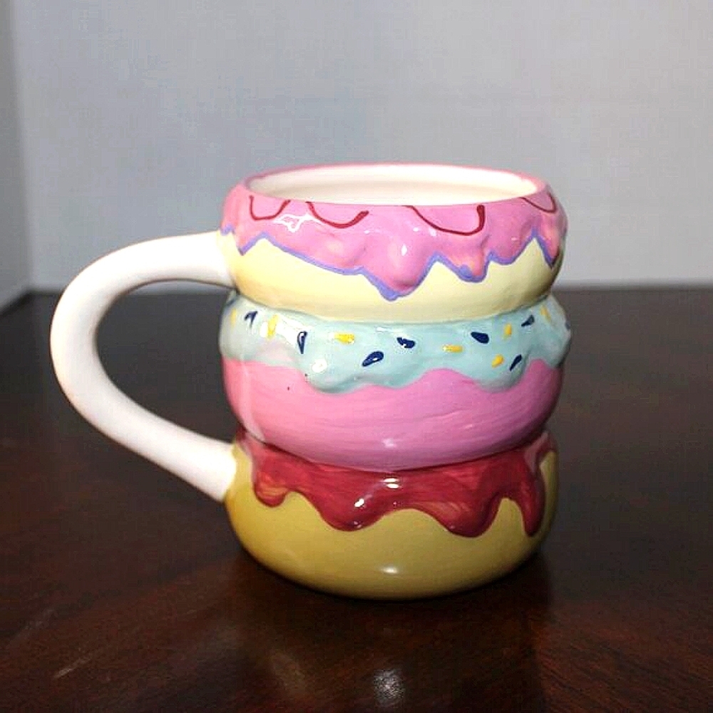 NWT Room Essentials Stacked Donut Mug